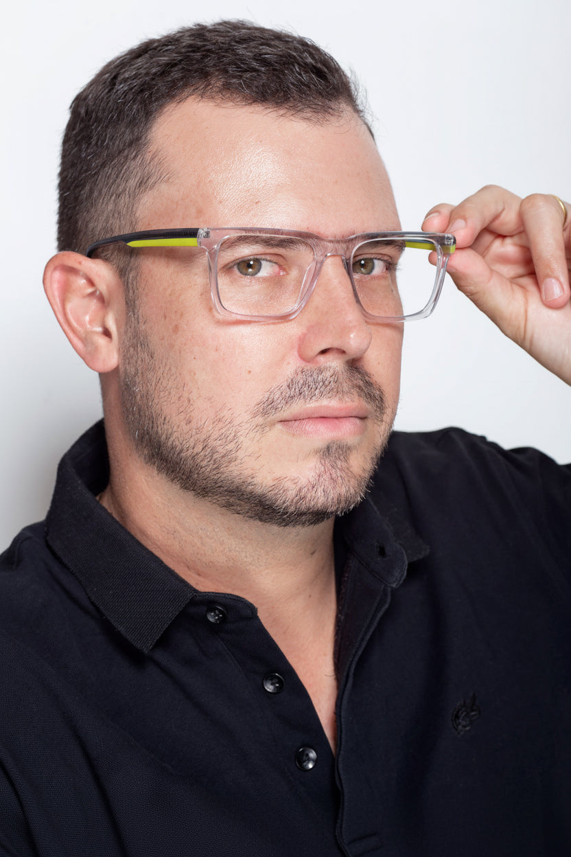 Transparente con amarillo Solex Men